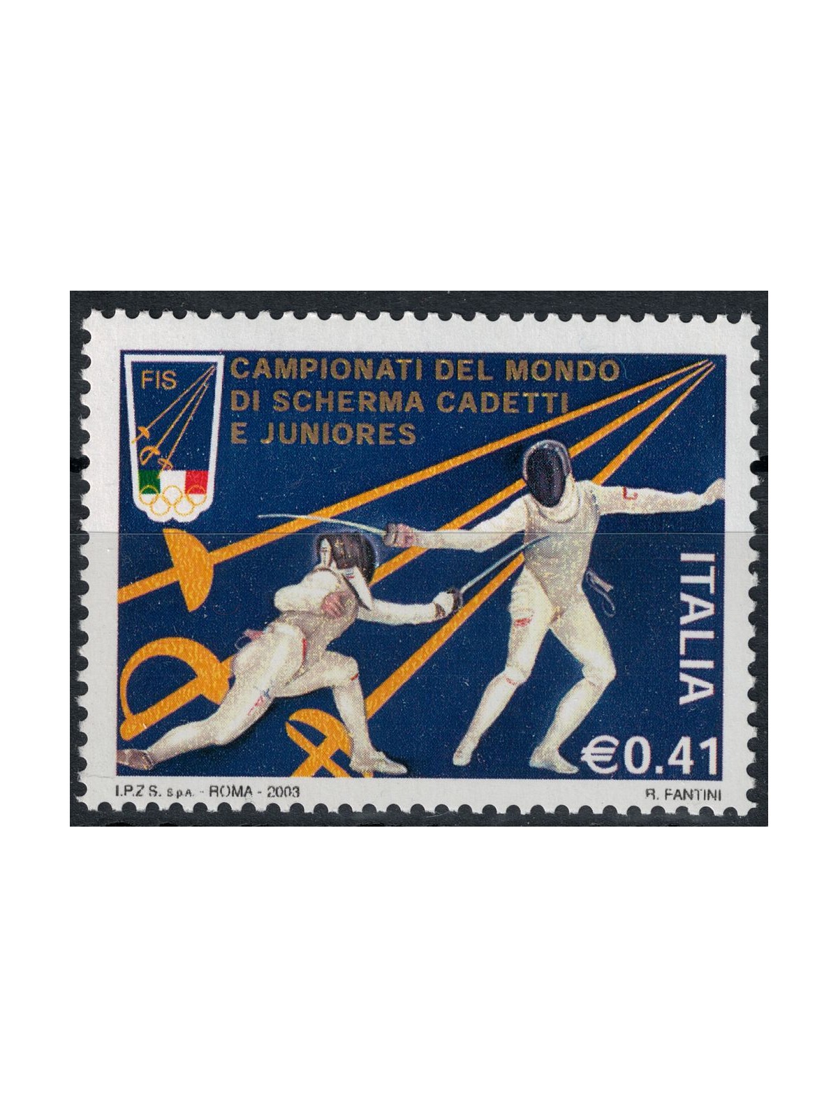 ITALY 2003 World Fencing Championships MNH**