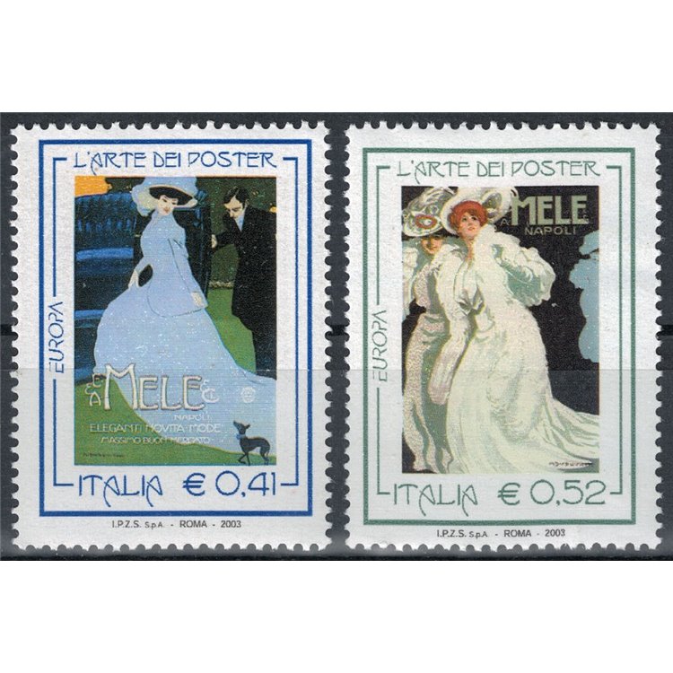 ITALY 2003 Europe 2v MNH**