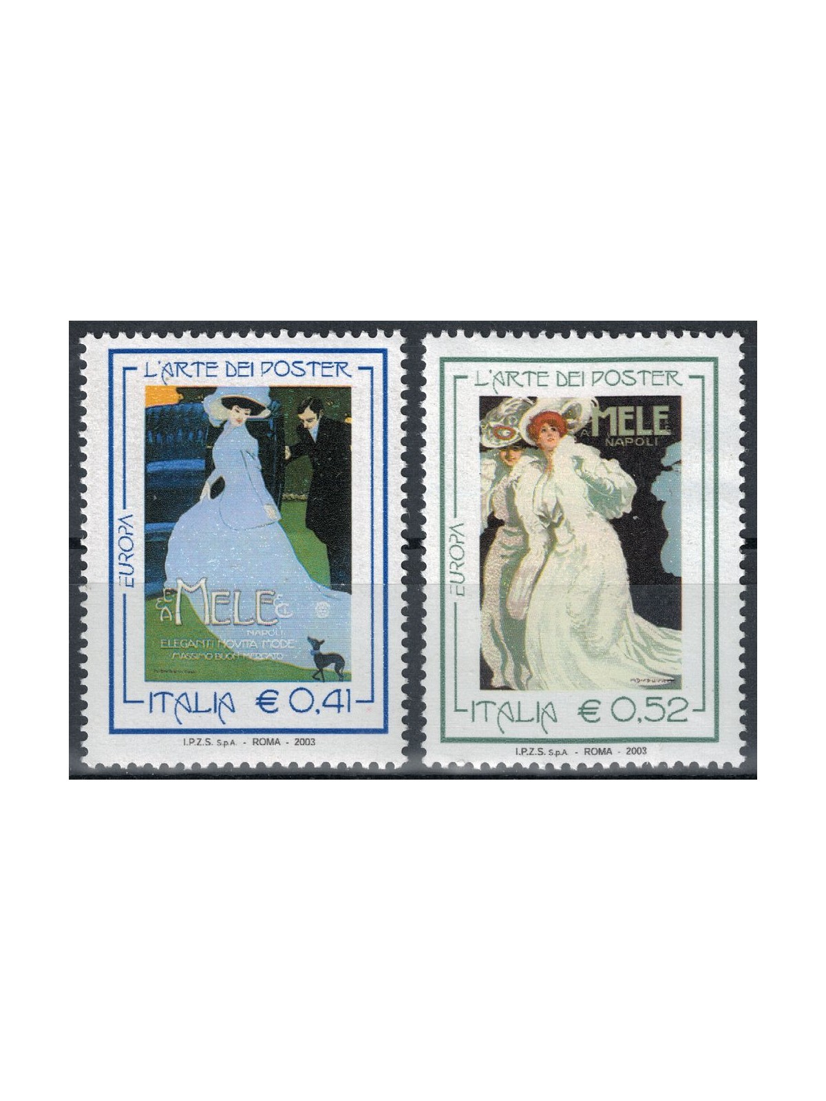ITALIA 2003 Europa 2v MNH**