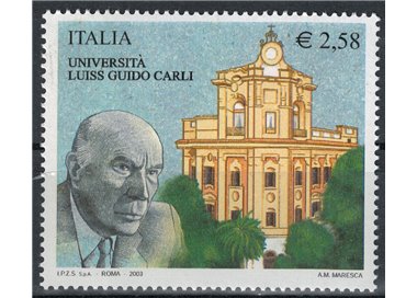ITALY 2003 Luiss Guido Carli University MNH**