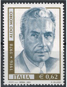 ITALIA 2003 Aldo Moro MNH**