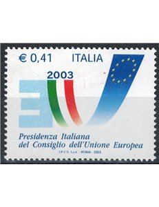 ITALY 2003 Council of the European Union MNH**