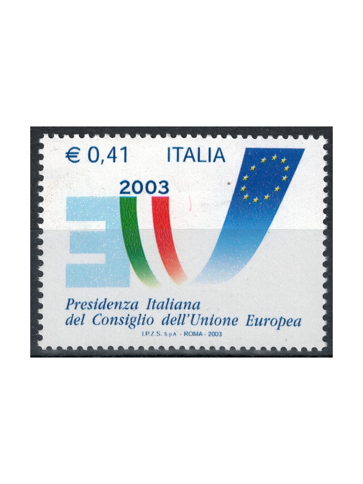 ITALIA 2003 Consiglio dell’Unione Europea MNH**