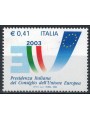 ITALIA 2003 Consiglio dell’Unione Europea MNH**