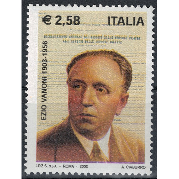 ITALY 2003 Ezio Vanoni MNH**
