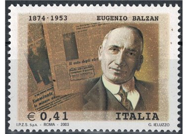 ITALIA 2003 Eugenio Balzan MNH**