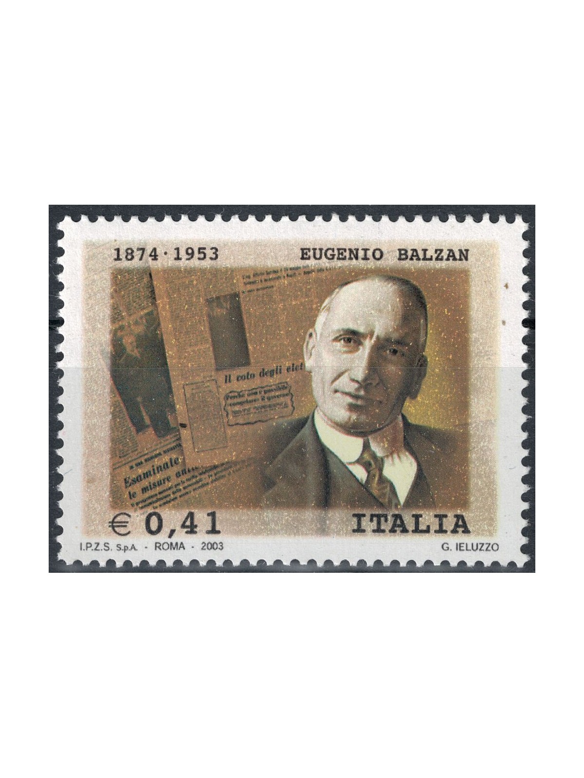 ITALIA 2003 Eugenio Balzan MNH**