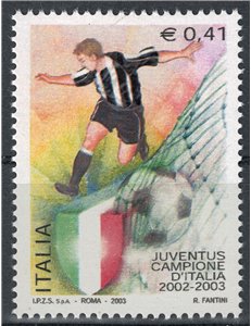 ITALIA 2003 Juventus campione d'Italia MNH**