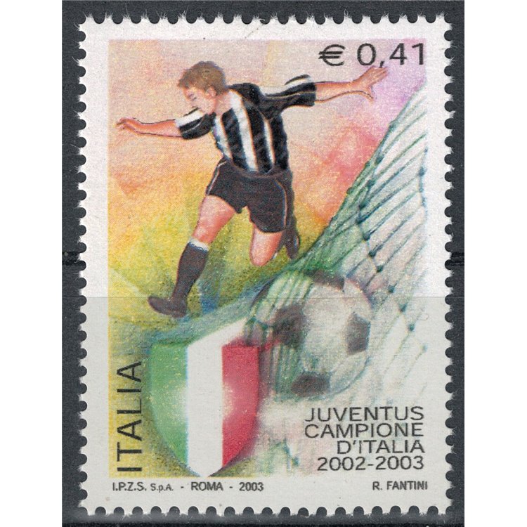 ITALY 2003 Juventus Italian champions MNH**