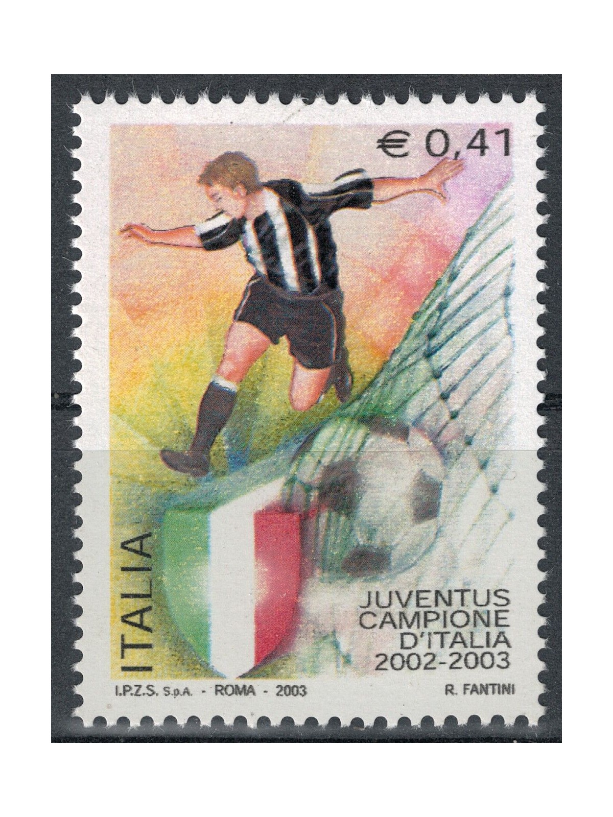 ITALY 2003 Juventus Italian champions MNH**