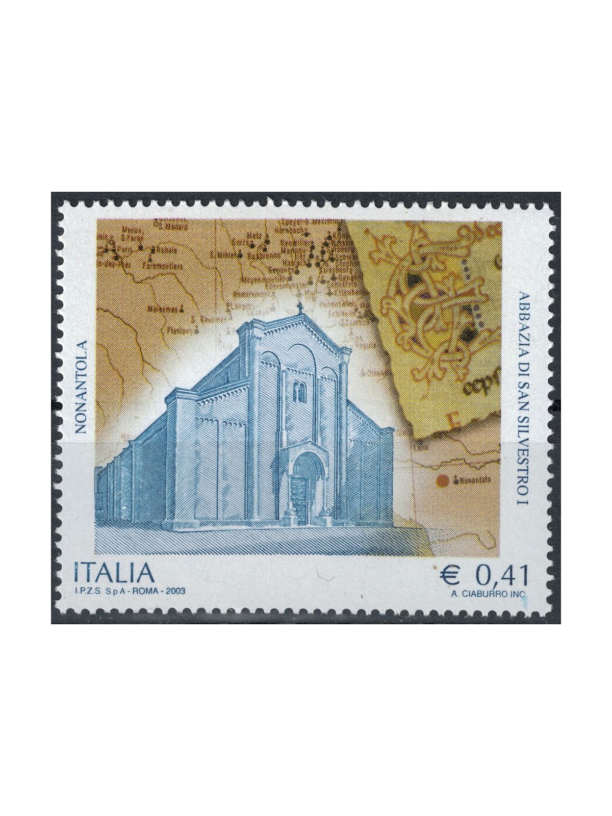 ITALY 2003 Abbey of Nonantola MNH**