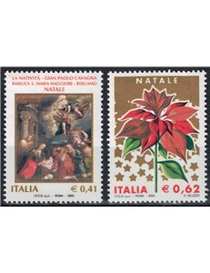 ITALY 2003 Christmas 2v MNH**
