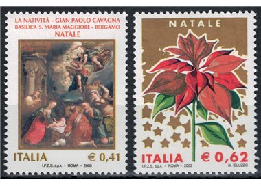ITALIA 2003 Natale 2v MNH**