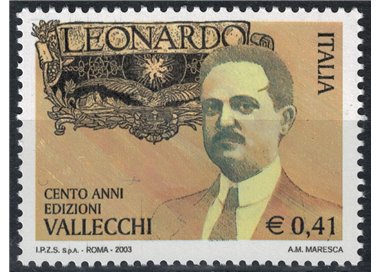 ITALY 2003 Leonardo and Attilio Vallecchi magazine MNH**