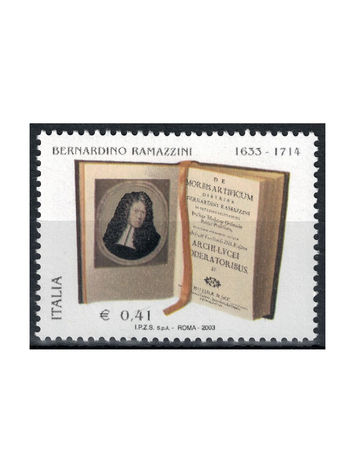 ITALIA 2003 Bernardino Ramazzini MNH**