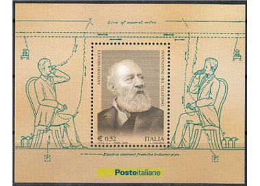 ITALIA 2003 Antonio Meucci BF MNH**