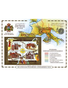 SAN MARINO 2000 Jubilee s/s MNH**