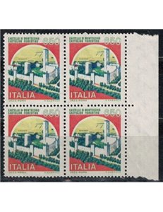 ITALY 1986 Castles of Italy £ 650 in quartina MNH**