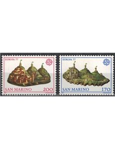 SAN MARINO 1977 Europa 2v MNH**