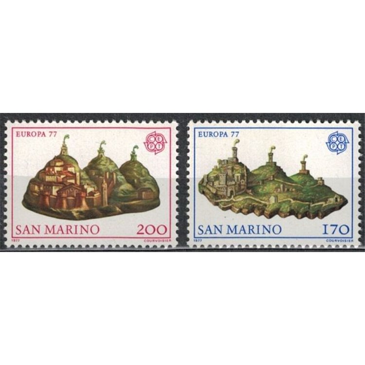 SAN MARINO 1977 Europa 2v MNH**