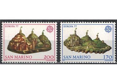 SAN MARINO 1977 Europa 2v MNH**