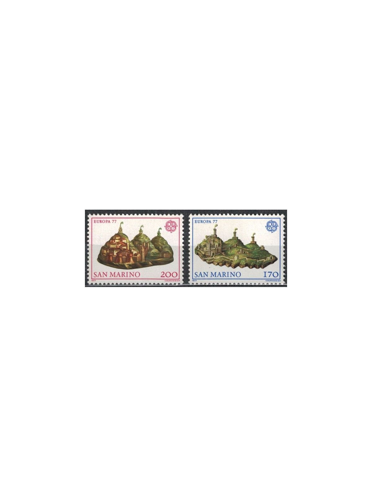 SAN MARINO 1977 Europa 2v MNH**