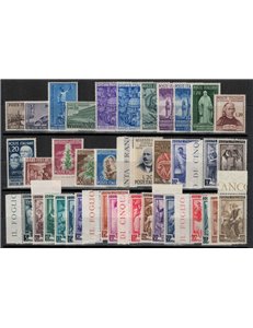 ITALIA 1950 Annata Completa 37v MNH**