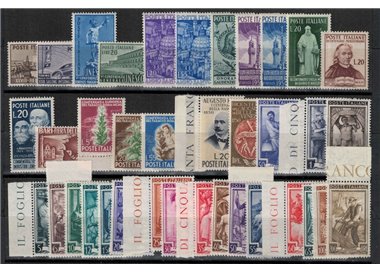 ITALIA 1950 Annata Completa 37v MNH**