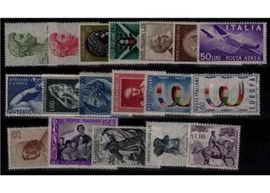 ITALIA 1957 Annata Completa 18v MNH**