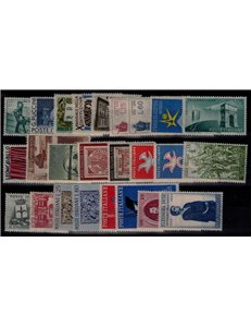 ITALY 1958 Complete Year 25v MNH**