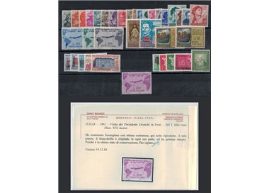ITALY 1961 Complete Year 37v MNH** © (Luxury)