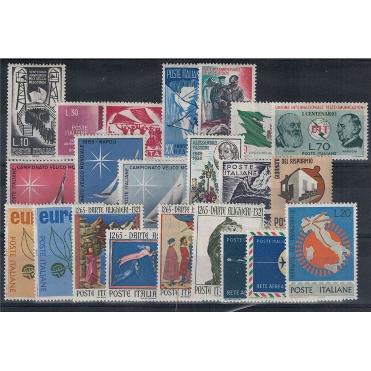 ITALIA 1965 Annata Completa 22v MNH**