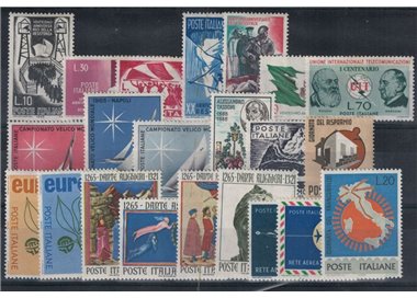 ITALY 1965 Complete Year 22v MNH**