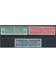 ITALY 1966 Concession Parcels 3v MNH**