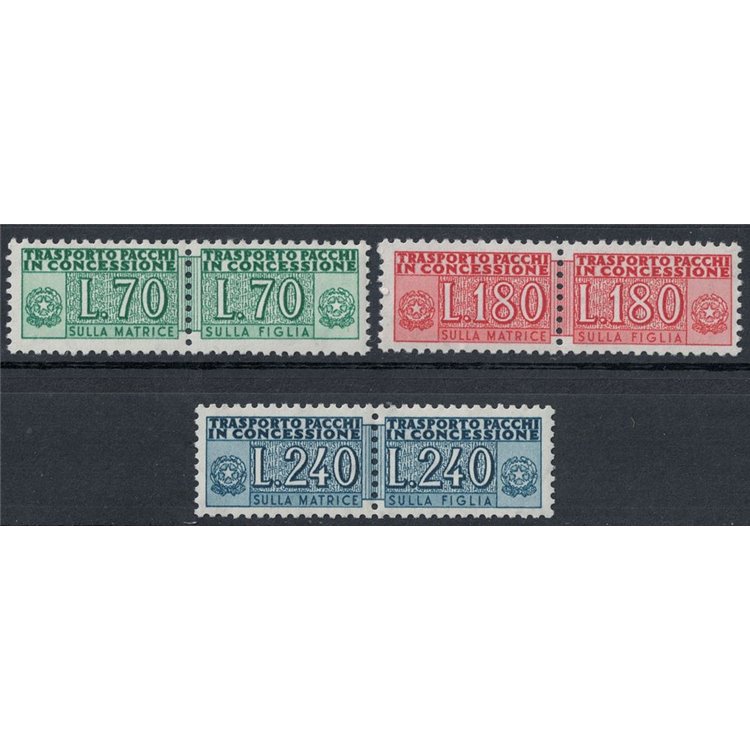 ITALIA 1966 Pacchi in concessione 3v MNH**