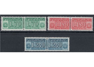 ITALY 1966 Concession Parcels 3v MNH**