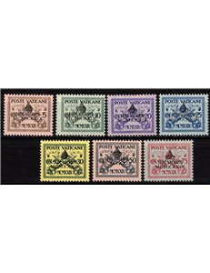 VATICAN 1939 Sede Vacante 7v MNH**