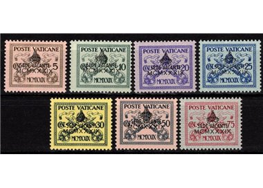 VATICANO 1939 Sede Vacante 7v MNH**