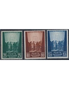 VATICANO 1944 Pro prigionieri, 2ª emissione 3v MNH**