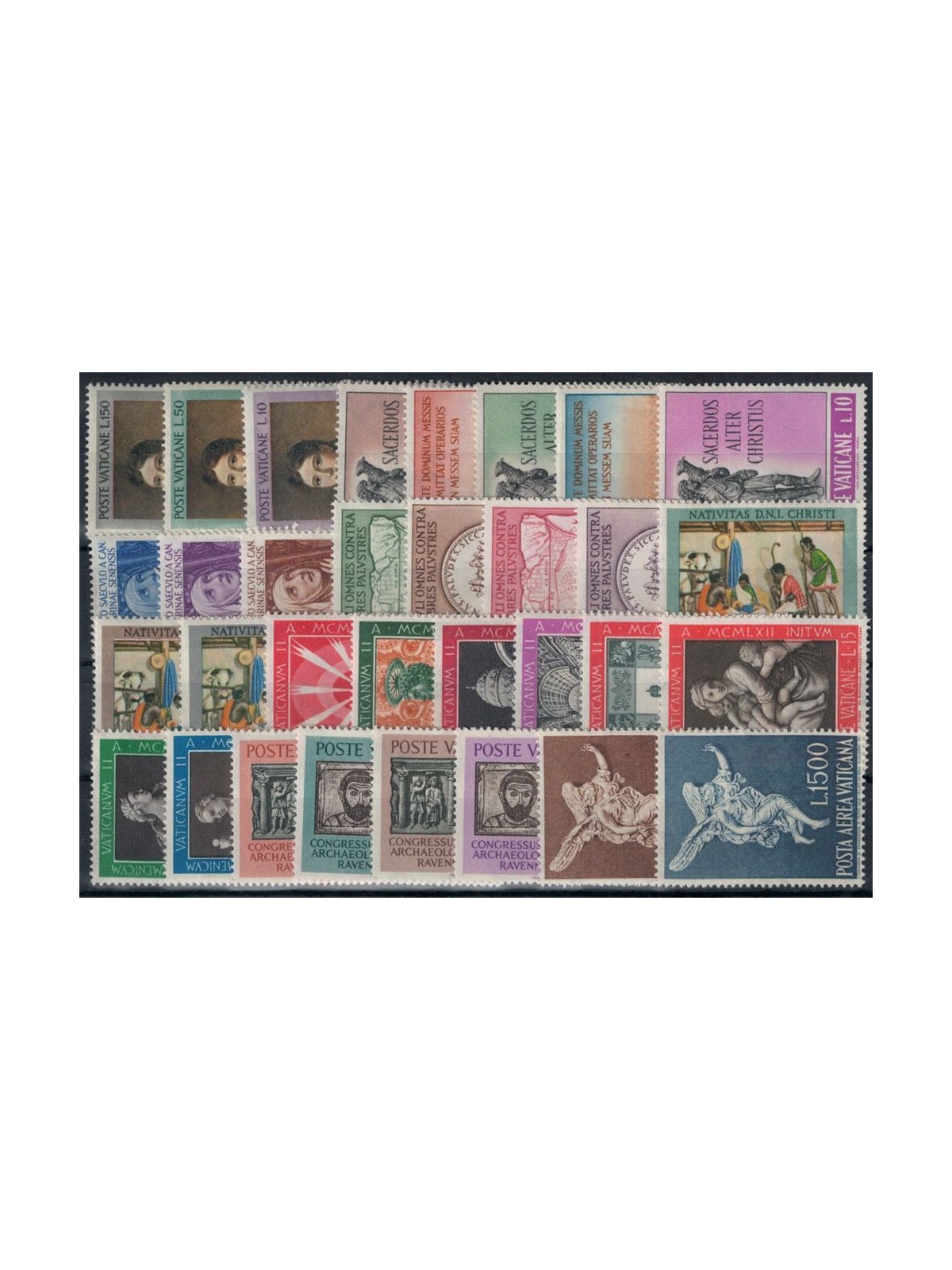 VATICANO 1962 Annata Completa 32v MNH**