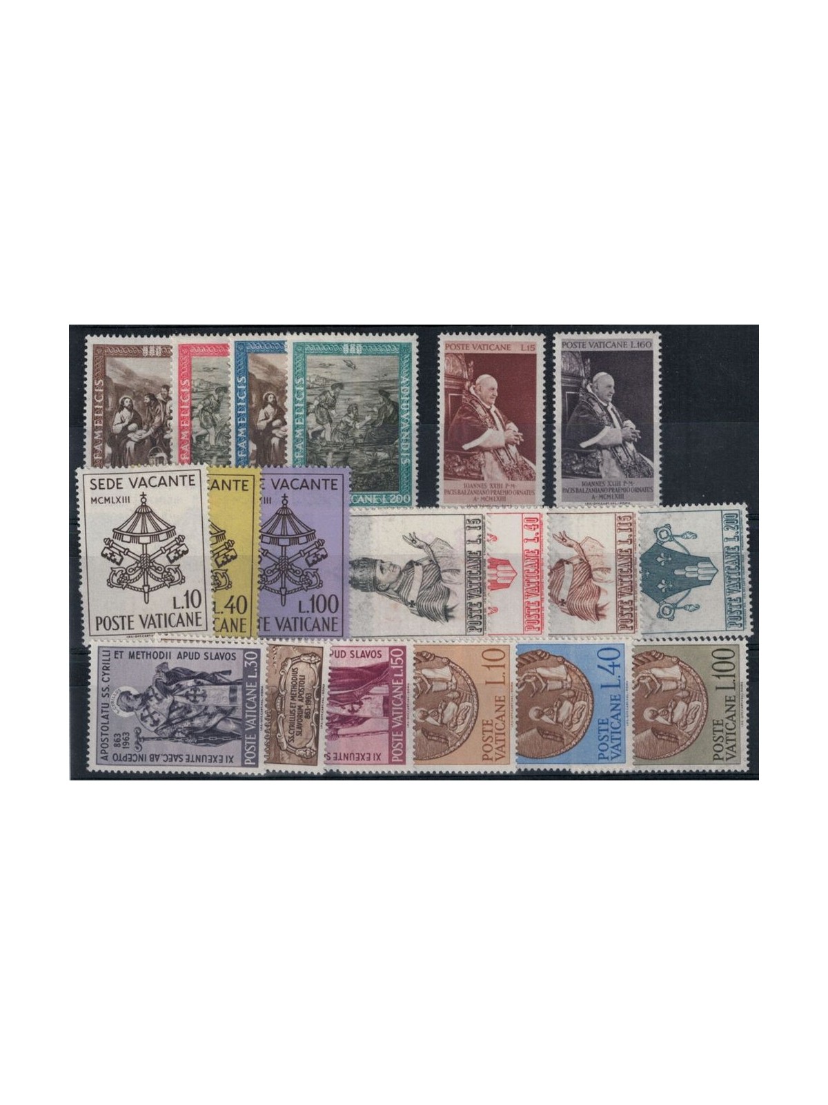 VATICAN 1963 Complete Year 19v MNH**