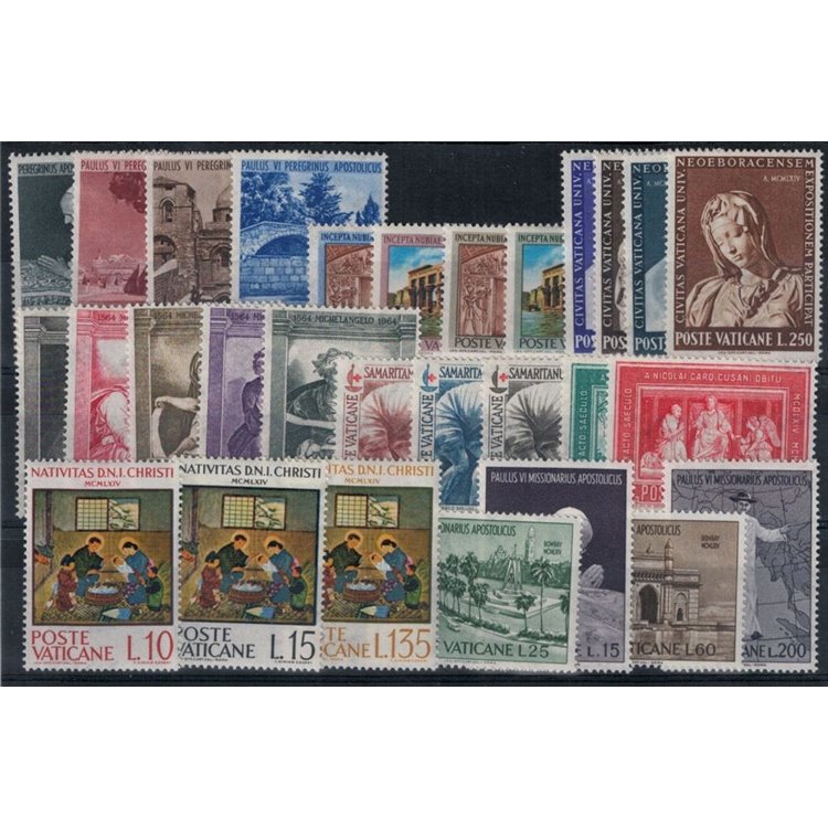 VATICAN 1964 Complete Year 29v MNH**