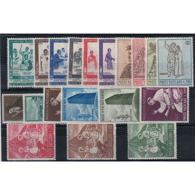 VATICAN 1965 Complete Year 19v MNH**