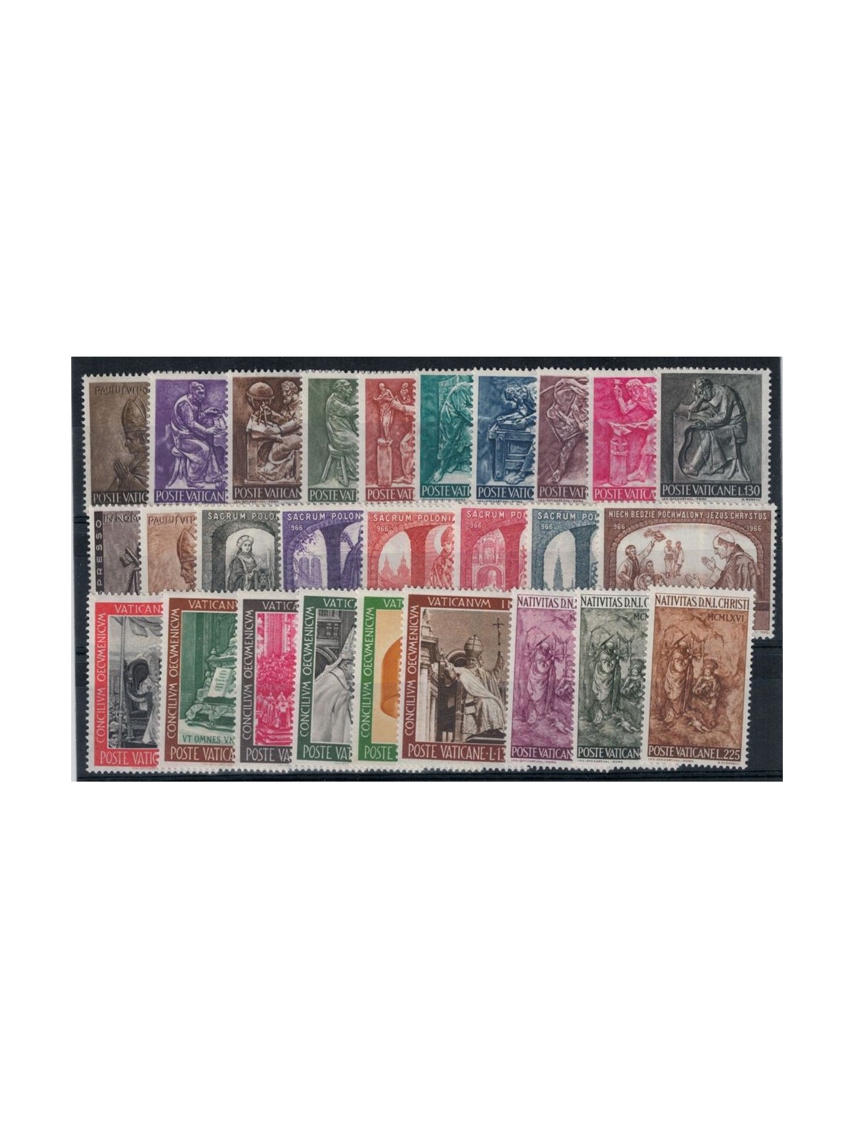 VATICAN 1966 Complete Year 27v MNH**