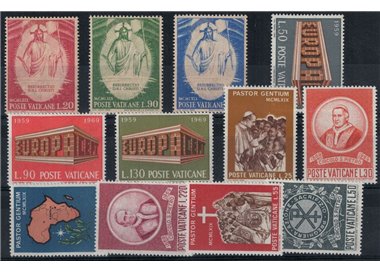 VATICAN 1969 Complete Year 12v MNH**