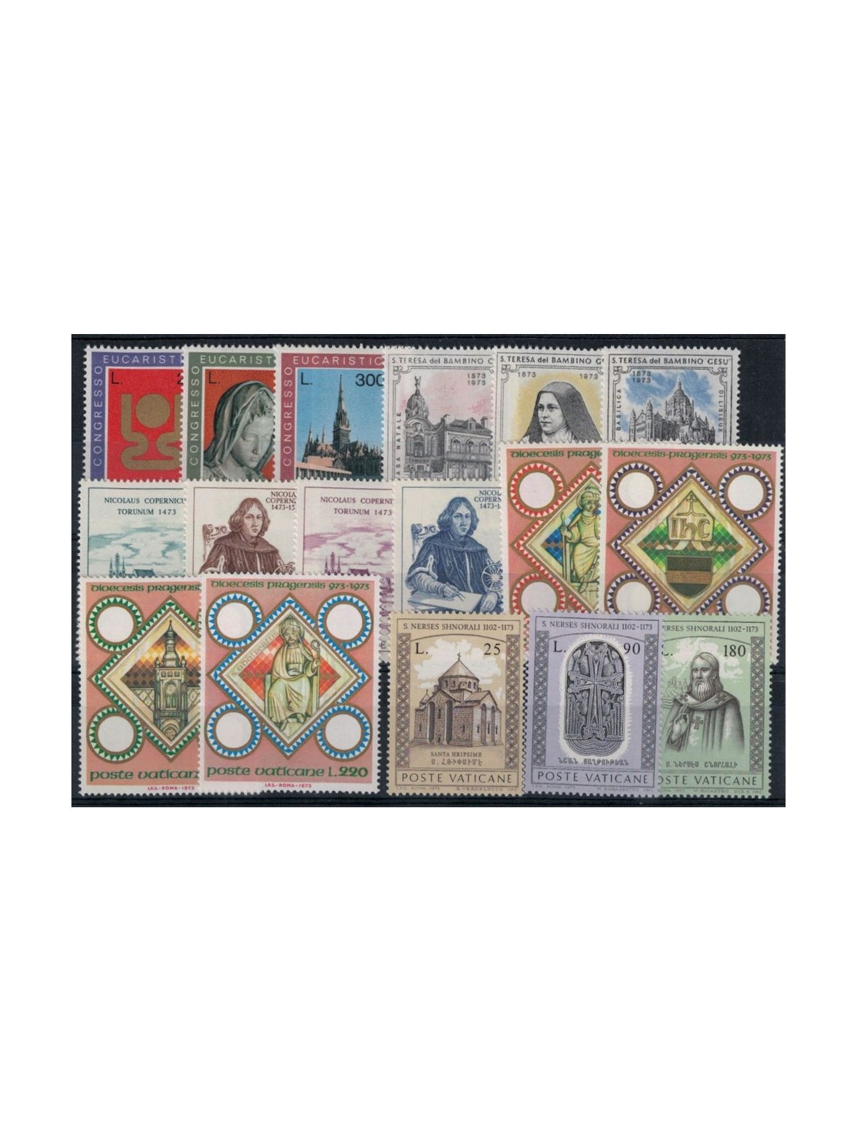 VATICANO 1973 Annata Completa 17v MNH**