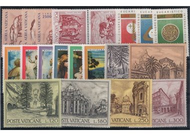 VATICANO 1976 Annata Completa 20v MNH**