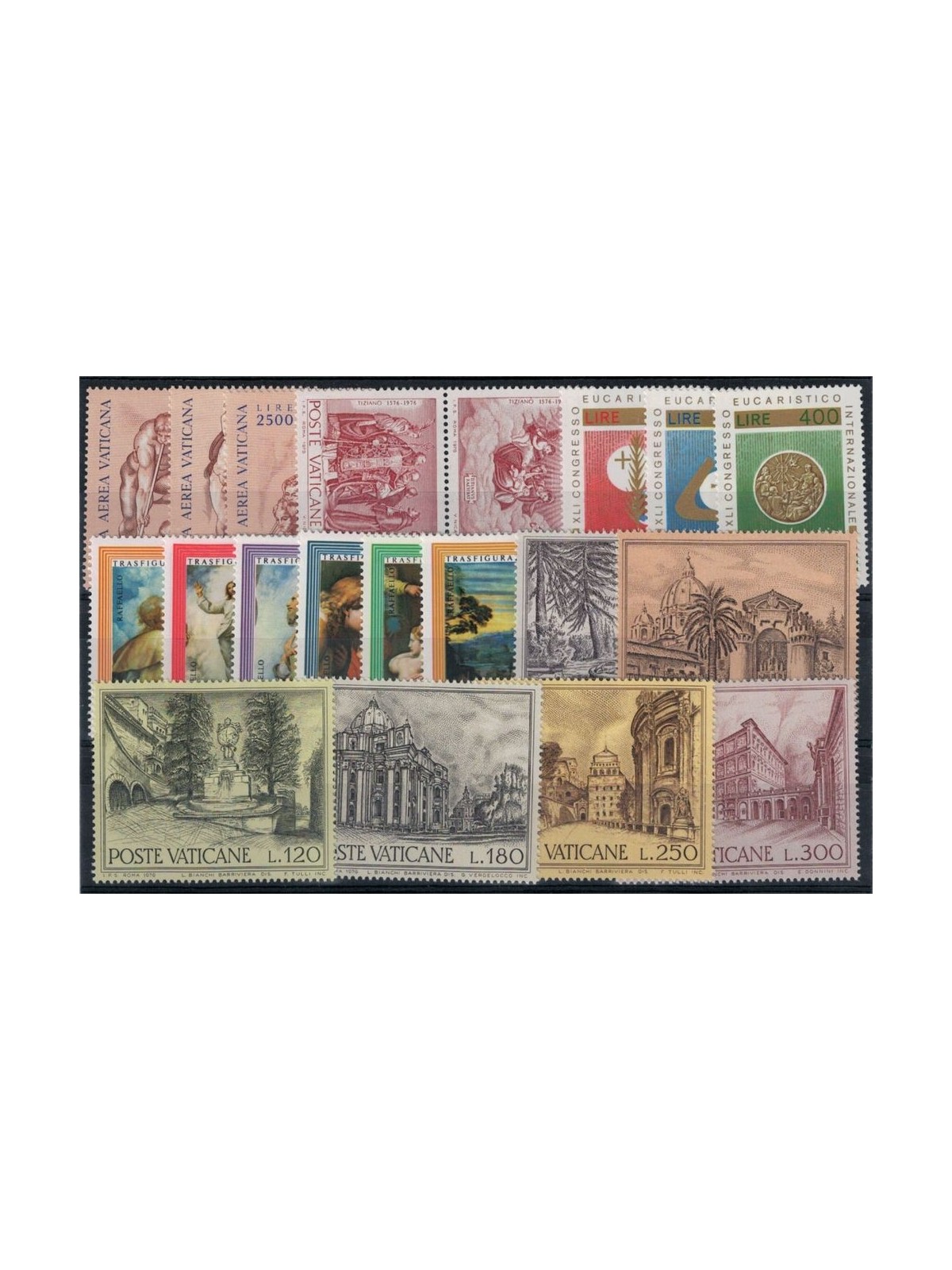 VATICANO 1976 Annata Completa 20v MNH**