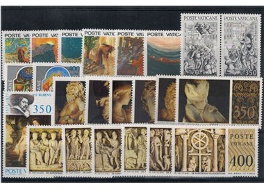 VATICAN 1977 Complete Year 23v MNH**