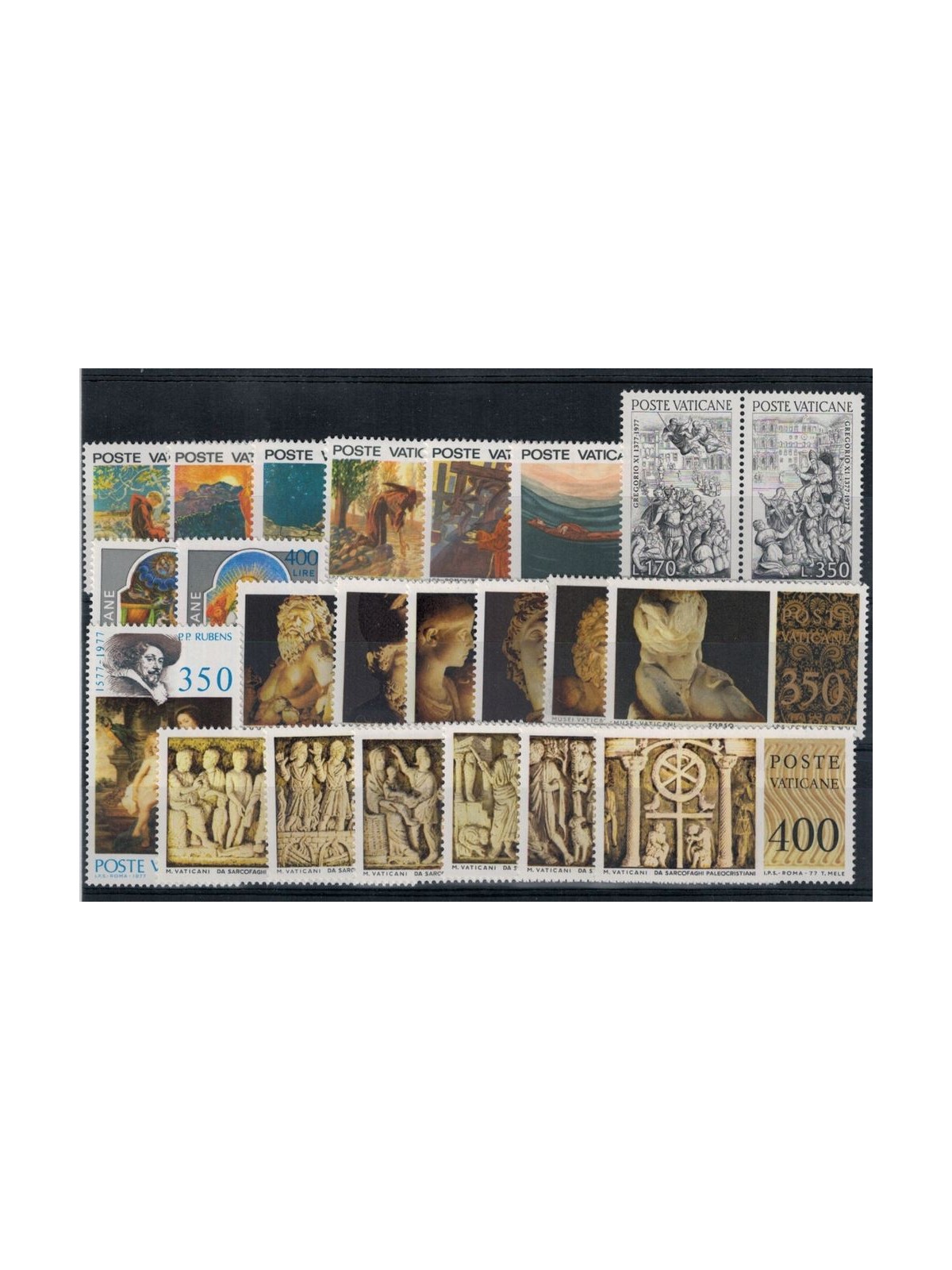 VATICAN 1977 Complete Year 23v MNH**